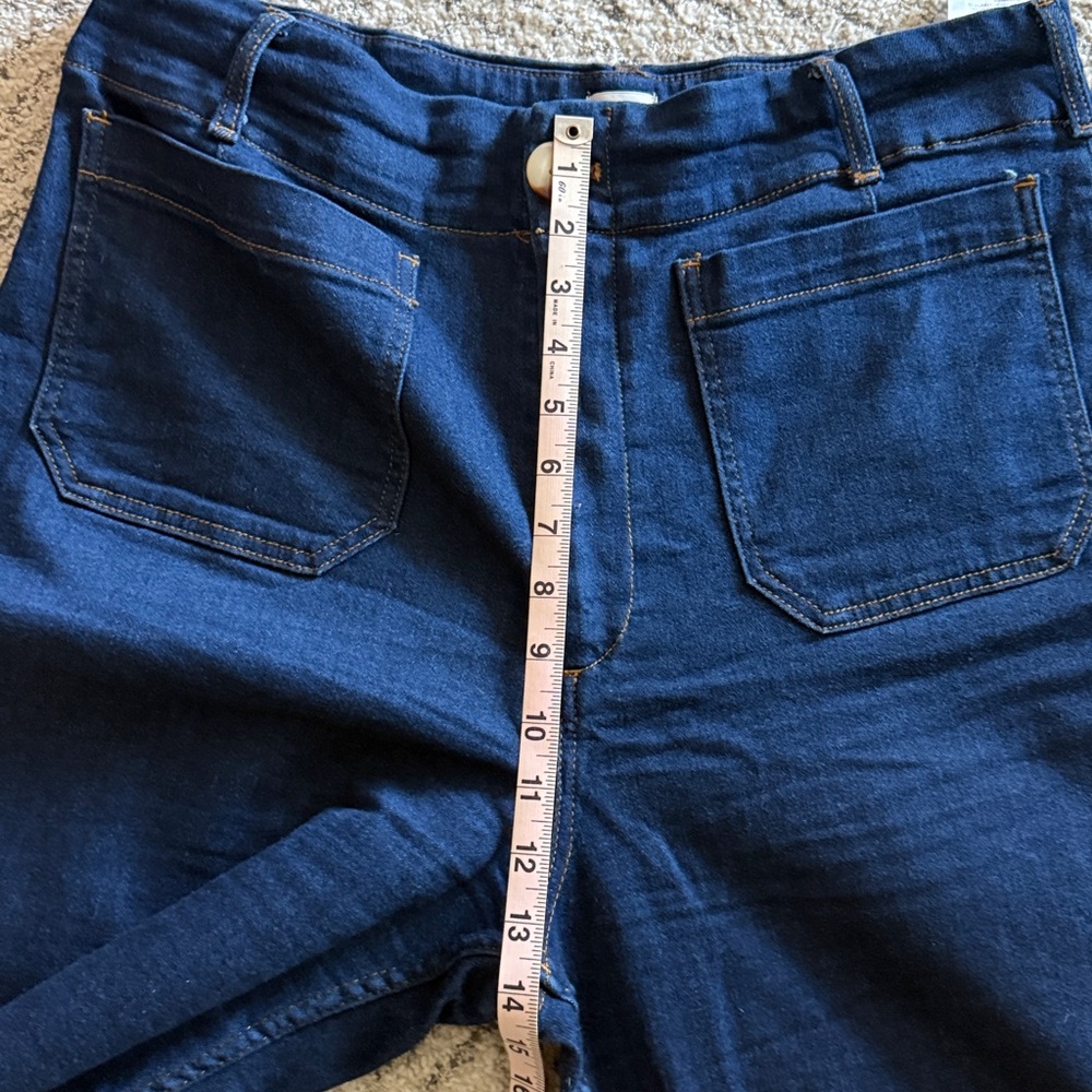 Anthropologie Maeve The Colette Full Length Wide Leg Jeans - Picture 10 of 12